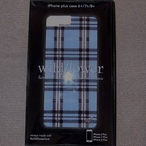 Wildflower plaid case